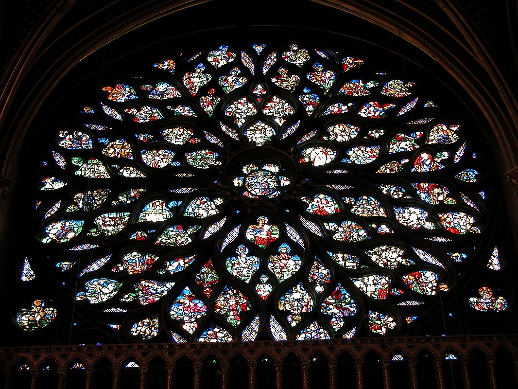 Paris Sainte-Chapelle 04 The Holy Chapel Rose Window 
